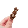 Épingle à cheveux ours de dessin animé, ornement de cheveux, design mignon, léger, style doux, pince à cheveux latérale, flocage durable, accessoires pour cheveux