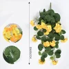 fleurs artificielles bonsaï artificielles décor begonias extérieur tenture murale fleurs pour décor de patio aménagement paysager décor à la maison