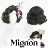 Identity V Geisha bambou beauté Cosplay perruque noir Anime jeu Halloween cadeau