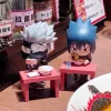 bandai – boîte aveugle originale naruto ramen, mini figurine sasuke sakura, ornement de dessin animé, boîte mystère, jouet, cadeaux surprise