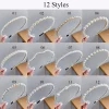 filles douce fleur perlée chapeaux style coréen perle bandeau cheveux cerceau cheveux accessoires bandeau