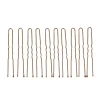 100 pièces pinces à cheveux 2.4 pouces épingles à cheveux en forme de u épingles à chignon noir/marron/or pour femmes filles style cheveux