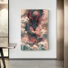 affiche d'art de paysage japonais, peinture sur toile, impressions murales, photo pour chambre, décoration d'intérieur, samouraï, geisha, bonsaï, porte torii, sakura