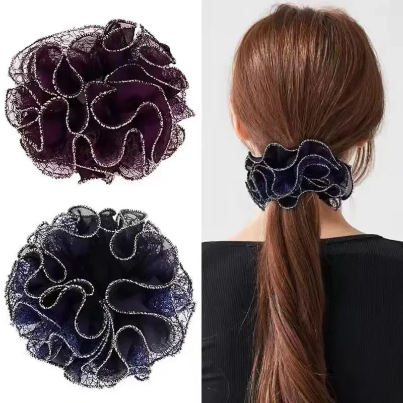 chouchous de tête de fleur de cheveux, bande de cheveux, papillon coréen chouchous de tête de fleur de cheveux, bande de cheveux, papillon coréen