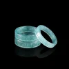 jia le/original naturel de qualité a jade bleu eau motif antique bague sculpté à la main exquis mode hommes et femmes couples cadeau
