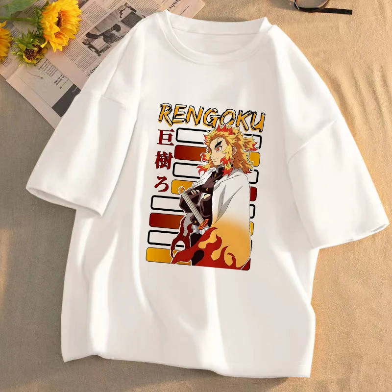 demon slayer anime t shirt kimetsu no yaiba unisexe graphique t shirt été à manches courtes décontracté dessin animé haut streetwear anime cadeau demon slayer anime t shirt kimetsu no yaiba unisexe graphique t shirt été à manches courtes décontracté dessin animé haut streetwear anime cadeau