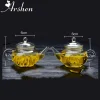arshen – théière en verre filtrée et résistante à la chaleur de 250ml, double paroi ou avec théière à ressort en acier inoxydable, théière en verre transparent