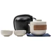 service à thé de voyage, petit cadeau, tasse kuaike portable, un pot, deux tasses, souvenir d'événement professionnel