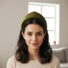 bandeau triangle en velours élégant, classique individuel, large bord, cerceau pour cheveux, couronne, style européen rétro, accessoires pour cheveux, banquet
