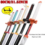 2025 nouveau Kimetsu no Yaiba Original Anime Katana Cosplay démon tueur épée Zenitsu Kyoujurou Tanjiro épées 2025 nouveau Kimetsu no Yaiba Original Anime Katana Cosplay démon tueur épée Zenitsu Kyoujurou Tanjiro épées