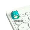 mignon hatsune miku bricolage keycaps anime personnalité axe transversal pbt clavier mécanique keycap décoration dessin animé résine keycaps cadeaux