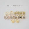 accessoires de cheveux pour couvre chef pour enfants pour filles, attaches de cheveux mignonnes, jolie corde à cheveux, 10 pièces/lot, pinces à cheveux élastiques pour enfants,