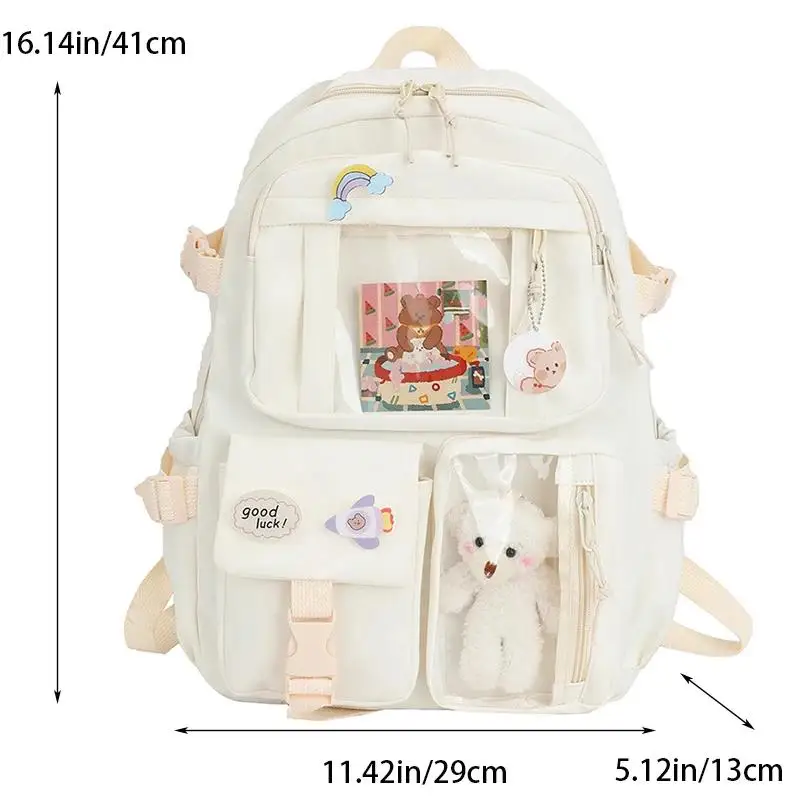 sac à dos esthétique pour filles japonaises, sacs d'école mignons pour étudiantes adolescentes, poches pour femmes, sac à dos pour ordinateur portable harajuku sac à dos esthétique pour filles japonaises, sacs d'école mignons pour étudiantes adolescentes, poches pour femmes, sac à dos pour ordinateur portable harajuku