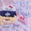 kawaii sanrio hello kitty bandeau en peluche mignon arc ornement cheveux accessoires laver un visage maquillage fournitures accessoires