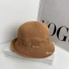 chapeau de soleil tricoté léger à la mode japonaise, casquette de plage d'été à bord enroulable respirant pour voyage et séance photo
