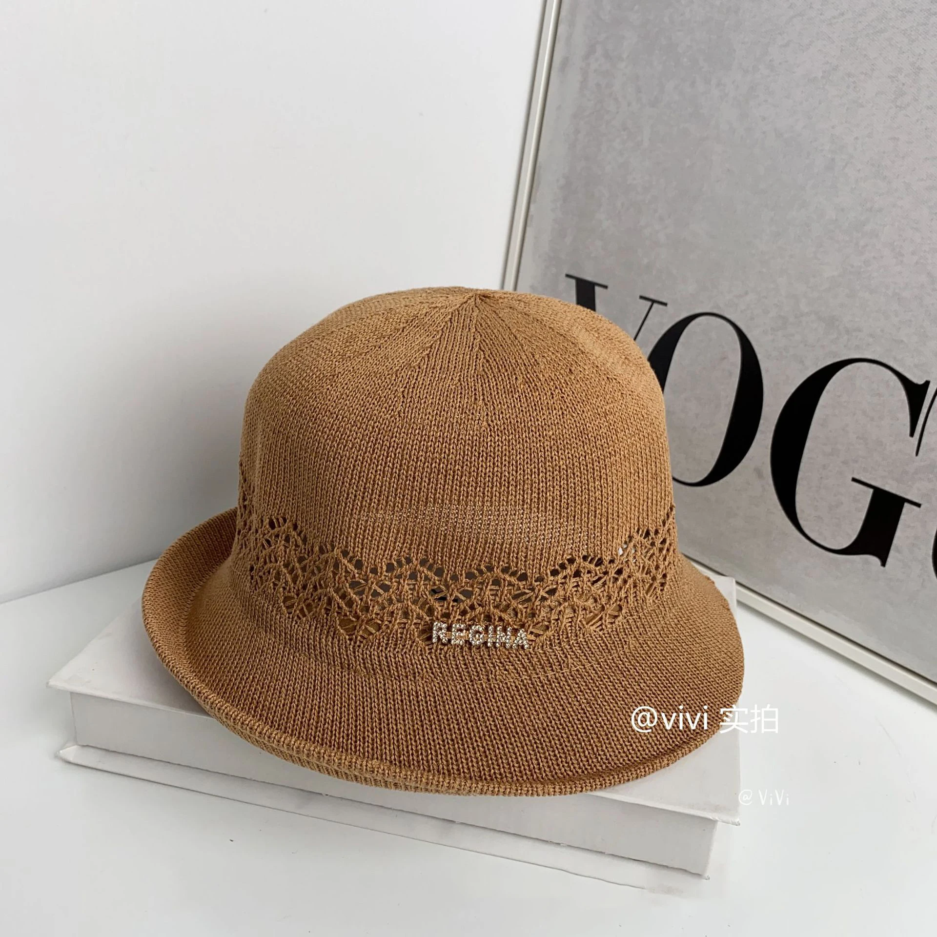 chapeau de soleil tricoté léger à la mode japonaise, casquette de plage d'été à bord enroulable respirant pour voyage et séance photo chapeau de soleil tricoté léger à la mode japonaise, casquette de plage d'été à bord enroulable respirant pour voyage et séance photo