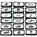 Anime Naruto bandeaux Cosplay Uzumaki Akatsuki Figure accessoires accessoires tête ceinture dessin animé enfants garçon front protecteur bébé jouets