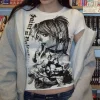 Harajuku vêtements simple coupe rétro T-shirt beau T-shirt style décontracté Y2k dessin animé rue T-shirt imprimé avec texte. Harajuku vêtements simple coupe rétro T-shirt beau T-shirt style décontracté Y2k dessin animé rue T-shirt imprimé avec texte.