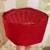 casquette à sushi respirante de style japonais, résistante à l'usure, couleur unie, casquettes à dessus plat, chapeau de chef en maille confortable