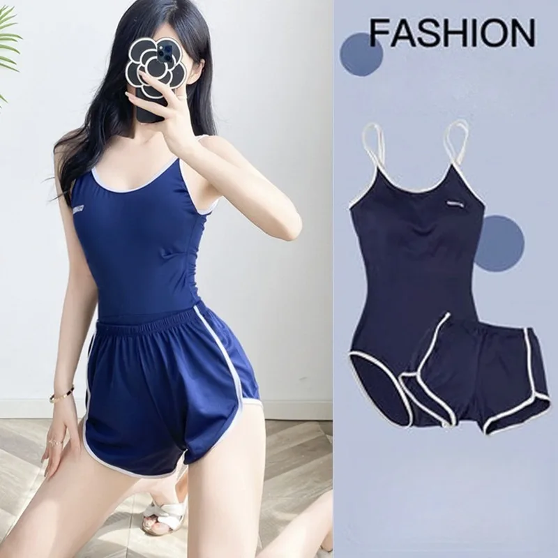 Maillot de bain une pièce japonais pour femmes, Style collégien, conservateur, couvrant le ventre, ensemble deux pièces, doux, nouvelle collection 2025 Maillot de bain une pièce japonais pour femmes, Style collégien, conservateur, couvrant le ventre, ensemble deux pièces, doux, nouvelle collection 2025