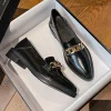 Baskets décontractées en cuir véritable pour femmes, chaussures à bouche peu profonde, mocassins à bout pointu, sabots en fourrure, chaussures d&rsquo;automne pour femmes