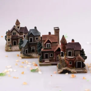 Décor Miniature en résine, artisanat, maison, jardin féerique, Micro paysage, décoration de maison Décor Miniature en résine, artisanat, maison, jardin féerique, Micro paysage, décoration de maison