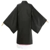 costume de cosplay anime kamado nezuko, tueur de démons kimetsu no yaiba, kimono haori, perruque sabots, costume pour enfants et adultes