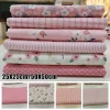Lot de 6 pièces de tissu à coudre en coton fleuri, 25/50cm, bricolage, grill pré-découpé, fait à la main, patchwork Lot de 6 pièces de tissu à coudre en coton fleuri, 25/50cm, bricolage, grill pré-découpé, fait à la main, patchwork