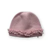 pull japonais en dentelle avec nœud pour femme, chapeaux tricotés, y2k, automne et hiver, protection des oreilles chaude pour l'extérieur, bonnet tête de mort