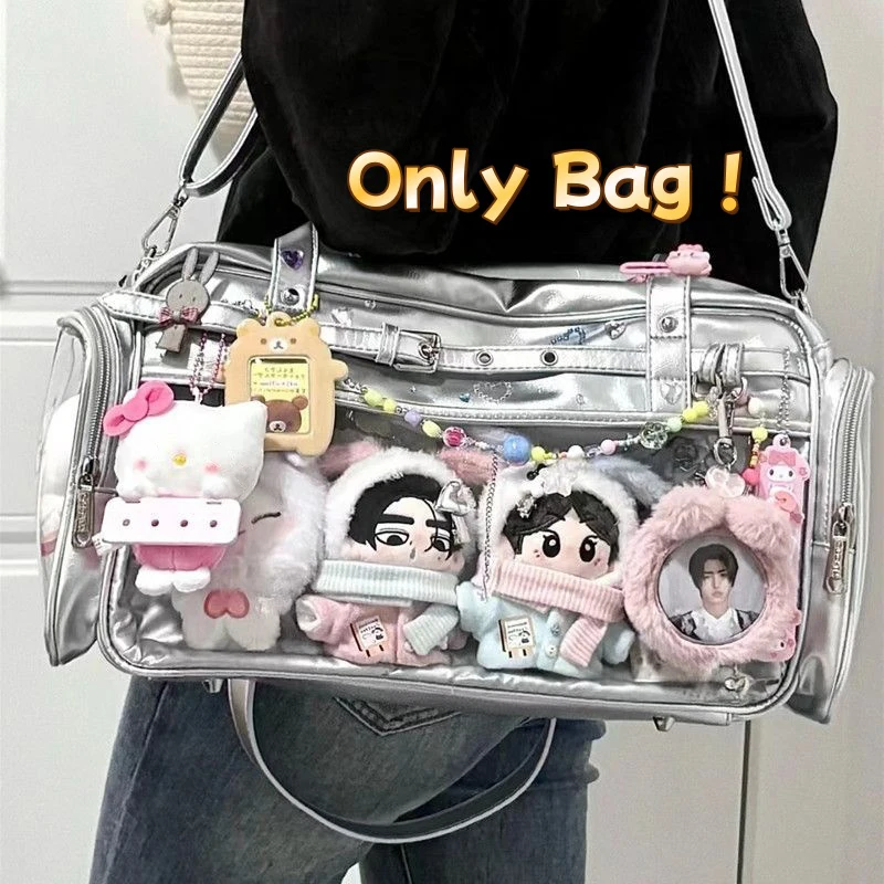 sac à bandoulière de luxe à la mode, texture de marque japonaise, grande capacité, sacoche décontractée, simple et polyvalent pour étudiant sac à bandoulière de luxe à la mode, texture de marque japonaise, grande capacité, sacoche décontractée, simple et polyvalent pour étudiant