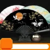 ventilateur vintage chinois en bambou pour hommes et femmes, style japonais, portable