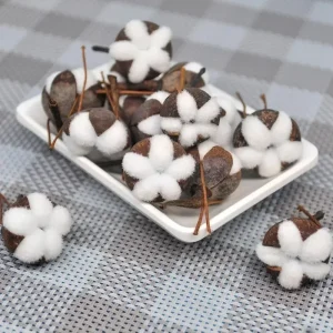 Fleurs naturelles séchées en coton Él, kapok pour salle de mariage, fournitures de décoration de Pâques, bouquet de couronne bricolage, boîte-cadeau