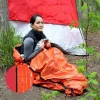 poncho de pluie d'urgence, couverture thermique, résistant aux intempéries, équipement de camping de survie en plein air, gadgets de survie