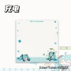 hatsune miku anime dessin animé motif notes autocollantes créatif personnalisé non collant message papier étudiant papeterie cahier cadeau
