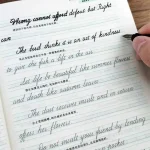 Cahier anglais pour le nettoyage de la calligraphie pour adulte, écriture manuscrite, italien, italien, rond, livre de pratique de l&rsquo;impression anglaise