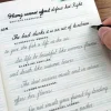 cahier anglais pour livres de calligraphie pour adultes, écriture de mots, livre de pratique d'anglais imprimé italien et italien