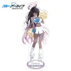 blue archive anime stand, misono ata ka shirasu azusa yutori natsu, modèle de plaque debout, ornement d'affichage de bureau, personnages acryliques