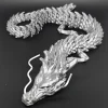 jouet dragon en cristal imprimé en 3d, 88cm, dragon articulé rotatif, cadeau pour enfants avec tdah, parfait pour cadeau d'anniversaire