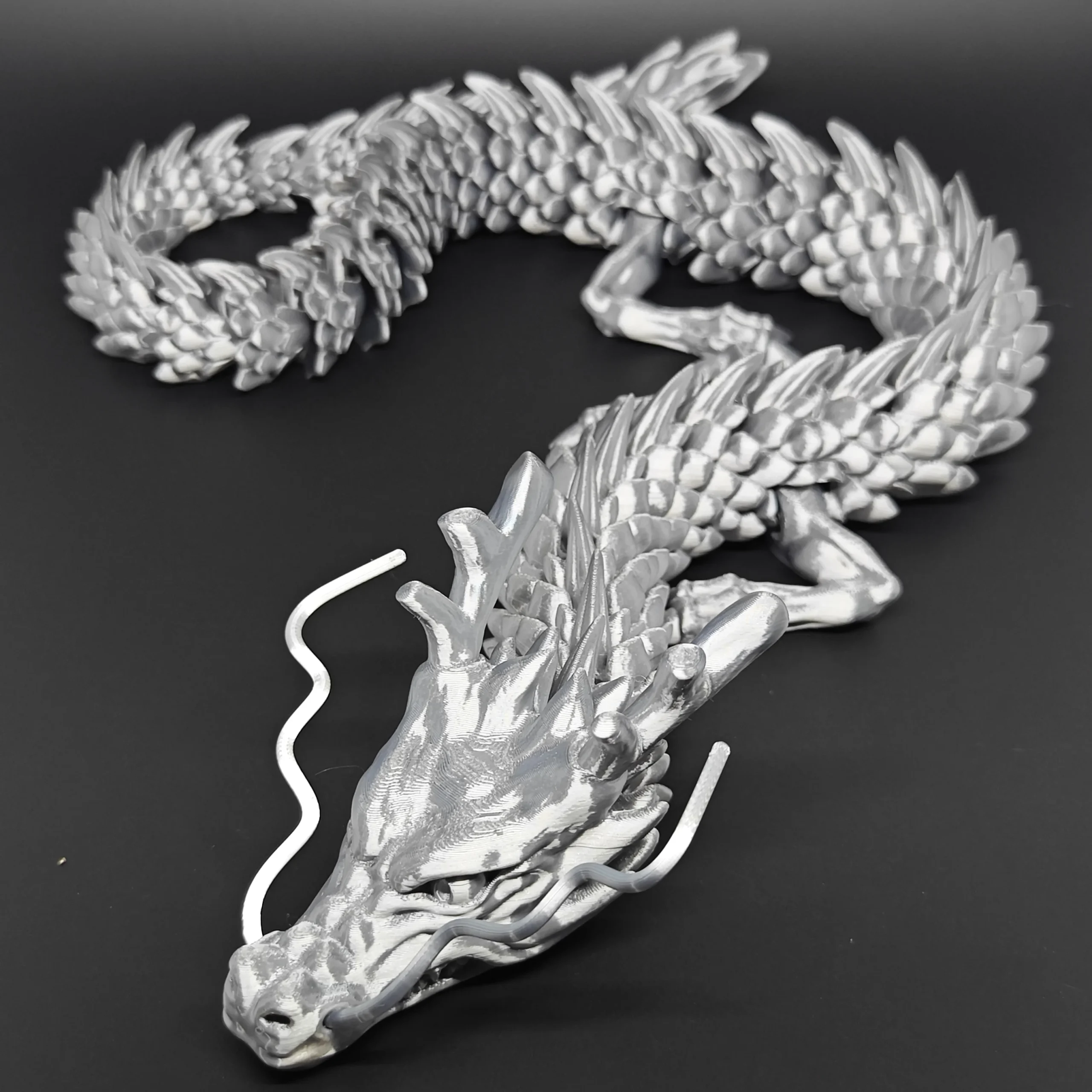 jouet dragon en cristal imprimé en 3d, 88cm, dragon articulé rotatif, cadeau pour enfants avec tdah, parfait pour cadeau d'anniversaire jouet dragon en cristal imprimé en 3d, 88cm, dragon articulé rotatif, cadeau pour enfants avec tdah, parfait pour cadeau d'anniversaire