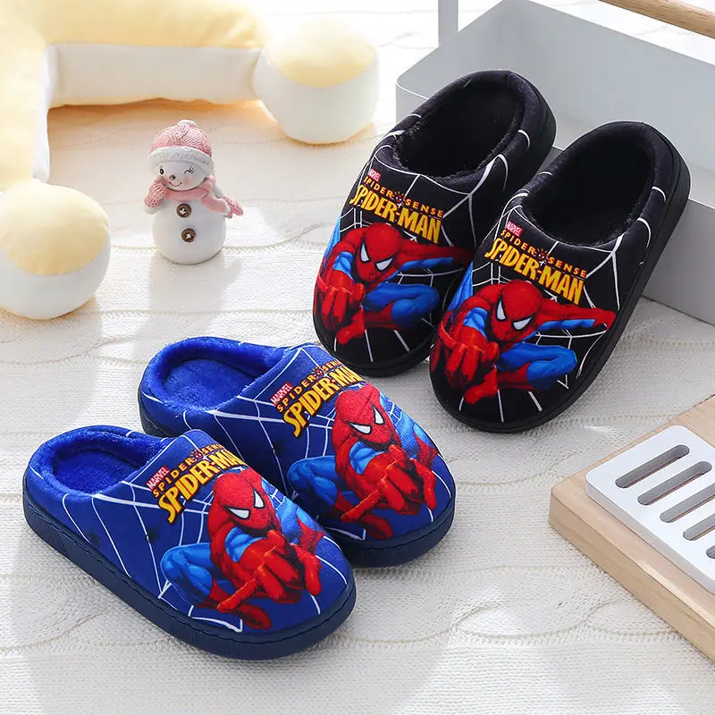 Disney – pantoufles d’intérieur en coton pour parents et enfants, chaussures de sol antidérapantes, respirantes, chaudes, avec dessin animé, taille 24-39 Disney – pantoufles d’intérieur en coton pour parents et enfants, chaussures de sol antidérapantes, respirantes, chaudes, avec dessin animé, taille 24-39