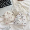 sacs de proximité de dessin animé d'ours mignon pour femmes, sac à cosmétiques de poche d'emballage, sac de maquillage, grande capacité, porte monnaie, poudres de monnaie