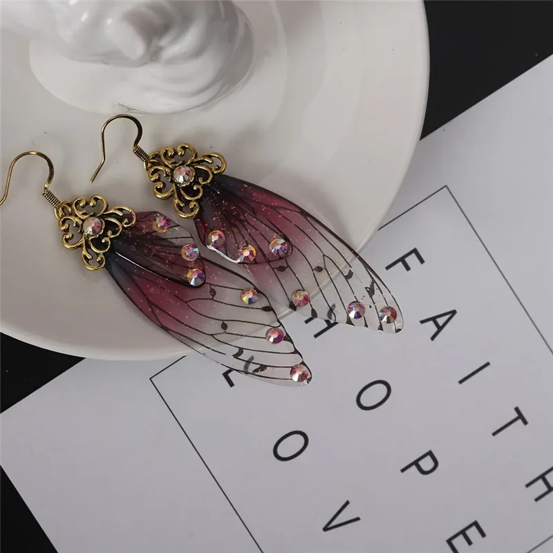 boucles d'oreilles ailes de papillon demon slayer, kimetsu no yaiba kochou shinobu, cosplay, bijoux d'oreille, accessoires, cadeaux pour filles boucles d'oreilles ailes de papillon demon slayer, kimetsu no yaiba kochou shinobu, cosplay, bijoux d'oreille, accessoires, cadeaux pour filles