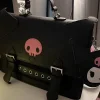 kuromi sac à dos mignon grande capacité femmes à la mode pochette d'ordinateur simplicité style scolaire japonais mode sac à bandoulière cadeaux