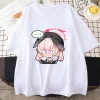 Bleu archives Koharu chemises 100% coton t-shirts occasionnels Kawaii personnage Anime T-shirt Manga graphique T-shirt été vêtements amples