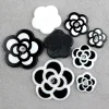 accessoires de couverture de téléphone portable bricolage, fleurs de camélia roses coréennes, patch graffiti bricolage, chaussures et chapeaux, pince à cheveux, matériel