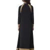 abayas musulmanes noires et rouges pour filles, robes de soirée eid mubarak, élégance turque, caftan d'été doux pour enfants, très élastique