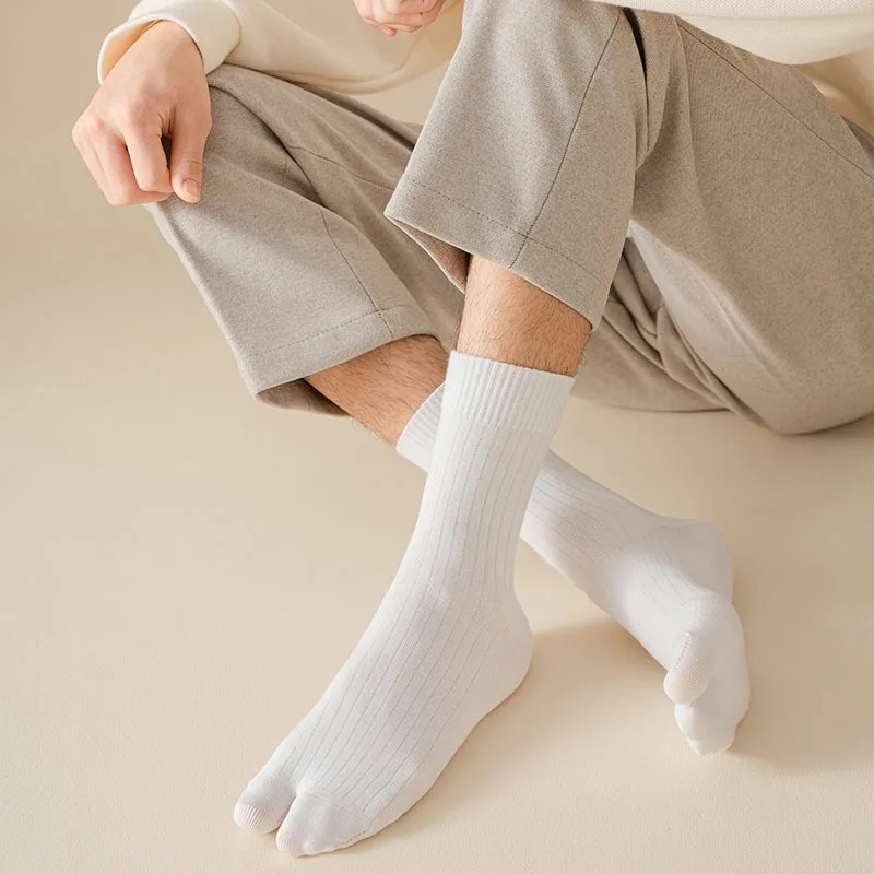 3 paires ensemble hommes orteil chaussettes mode style japonais respirant confortable mode femmes deux doigts chaussettes couleurs unies simple sox 3 paires ensemble hommes orteil chaussettes mode style japonais respirant confortable mode femmes deux doigts chaussettes couleurs unies simple sox