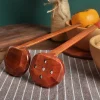 cuillère à soupe japonaise en bois, louches de cuisine, grande cuillère à ramen japonaise, passoire à pot chaud, ustensiles de cuisine recyclables
