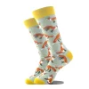 hommes grande taille équipage chaussettes harajuku alien mouton avocat renard sokken unisexe skateboard divertidos heureux design hip hop chaussettes drôles