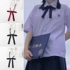 uniforme de style japonais jk pour filles, nœud papillon fleur, chemise faite à la main, accessoires vestisenscosplay, mode